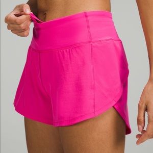 Lulu shorts 4 in mid rise speed ups